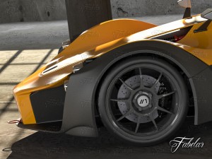 bac mono garage 3Dモデル