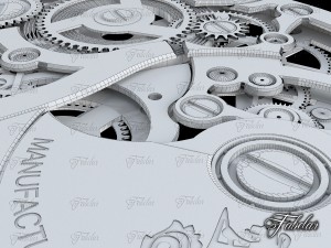 watch mechanisms coll 8 3D Модель