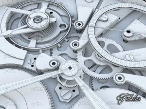 watch mechanisms coll 8 3D Model