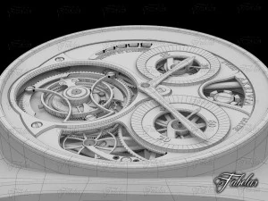 watch mechanisms coll 8 3D Model