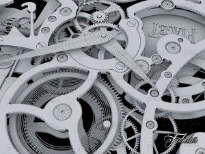 watch mechanisms coll 8 3D Model
