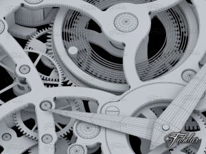 watch mechanisms coll 8 3D Model