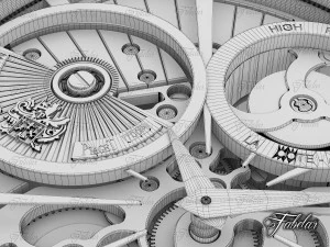 watch mechanisms coll 8 3D Model