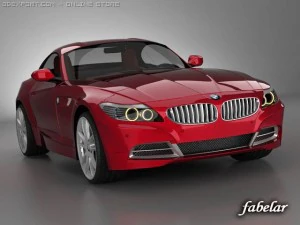 BMW Z4 2009 Vray 3Dモデル