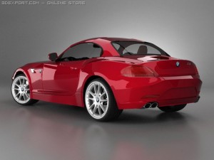 bmw z4 2009 vray 3D 模型