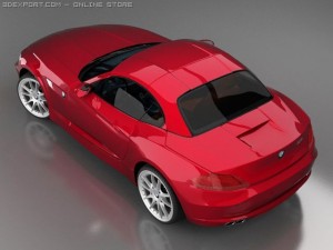 bmw z4 2009 vray 3D 模型