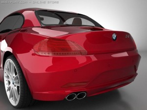 bmw z4 2009 vray 3D 模型