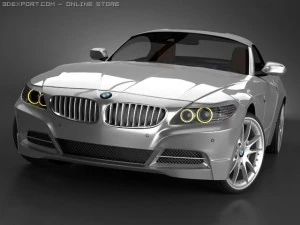 BMW Z4 2009 Vray 3Dモデル