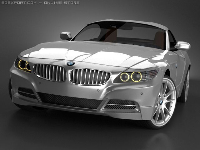 bmw z4 2009 standard materials Modèle 3D .c4d .max .obj .3ds .fbx .stl .blend