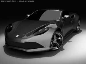 artega gt standard materials 3Dモデル