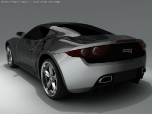 artega gt standard materials 3Dモデル