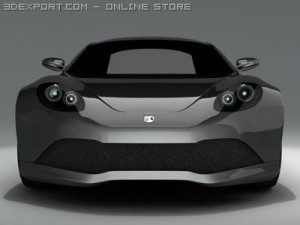 artega gt standard materials 3Dモデル