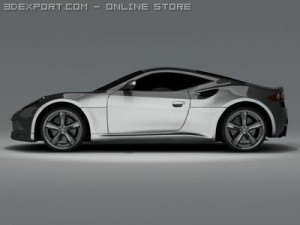 artega gt standard materials 3Dモデル