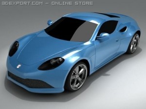 artega gt standard materials 3Dモデル