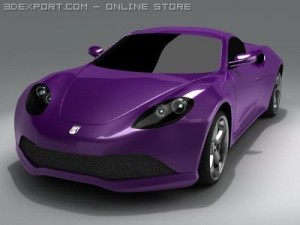 artega gt standard materials 3Dモデル