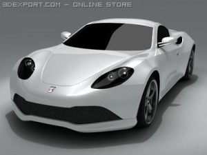artega gt standard materials 3Dモデル
