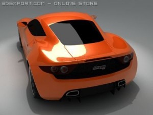 artega gt standard materials 3Dモデル