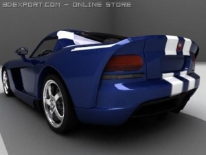 dodge viper srt10 standard m Model 3D