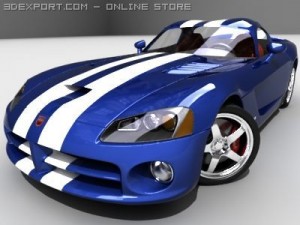 dodge viper srt10 standard m Model 3D