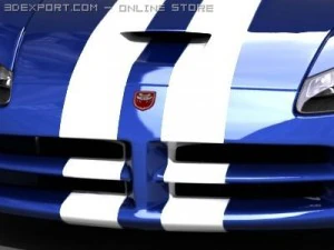 dodge viper srt10 standard m 3D Model