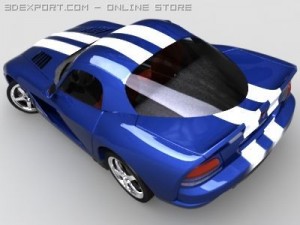 dodge viper srt10 standard m Model 3D