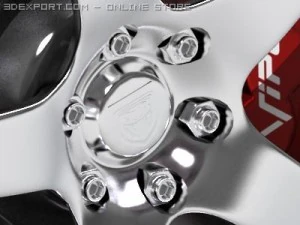 dodge viper srt10 standard m 3D Model