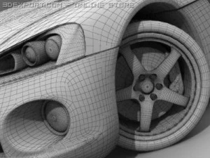 dodge viper srt10 standard m 3D Model