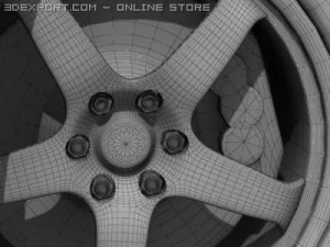 dodge viper srt10 standard m 3D Model