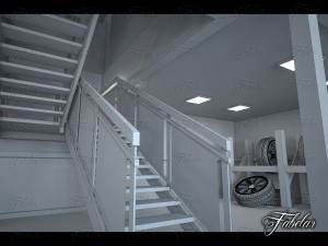 garage 01 renault alpine concept 3D मॉडल
