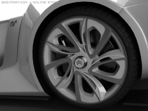 citroen gt standard materials 3Dモデル