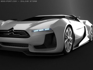 citroen gt standard materials 3Dモデル
