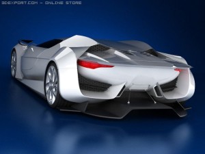 citroen gt standard materials 3Dモデル
