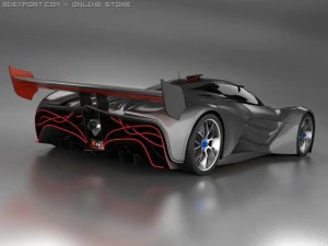 mazda furai standard materials 3D Model