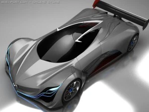 mazda furai standard materials 3D Model