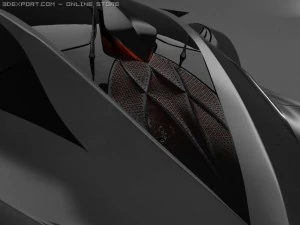 mazda furai standard materials 3D Model