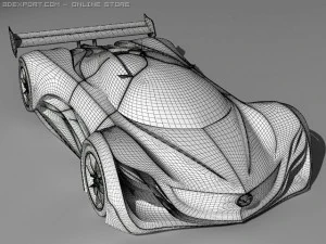 mazda furai standard materials 3D Model