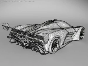 mazda furai standard materials 3D Model