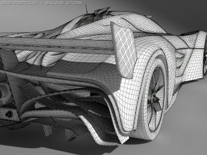 mazda furai standard materials Model 3D