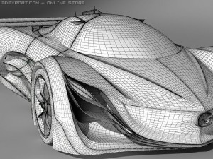 mazda furai standard materials Model 3D