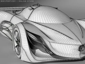 mazda furai standard materials 3D Model