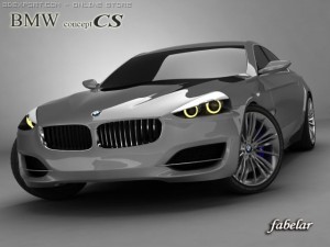 bmw concept cs standard materi 3D Model