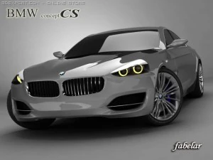 bmw concept cs standard materi 3D Model