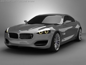 bmw concept cs standard materi 3D Model