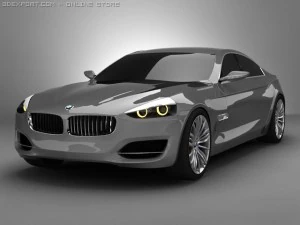 bmw concept cs standard materi 3D Model