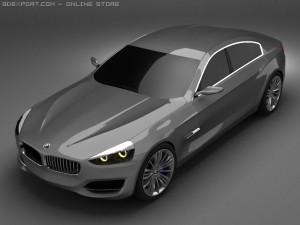 bmw concept cs standard materi 3D Model