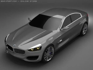 bmw concept cs standard materi 3D Model