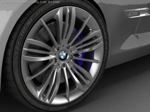 bmw concept cs standard materi 3D Model