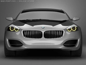 bmw concept cs standard materi 3D Model