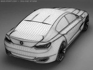 bmw concept cs standard materi 3D Model
