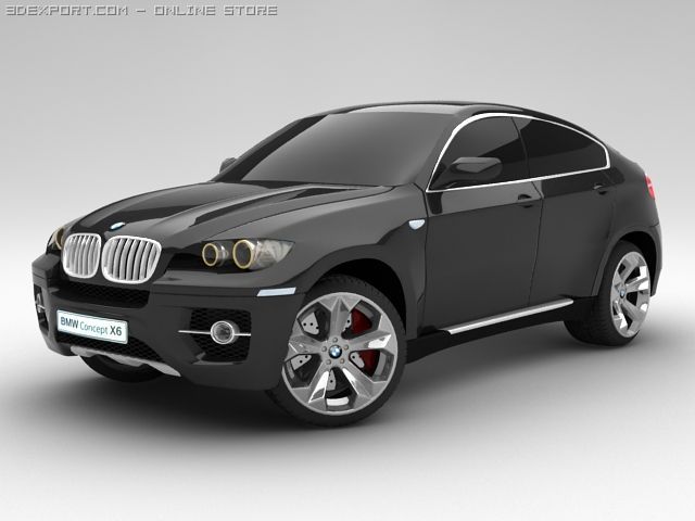 bmw x6 standard materials Model 3D .c4d .max .obj .3ds .fbx .stl .blend 